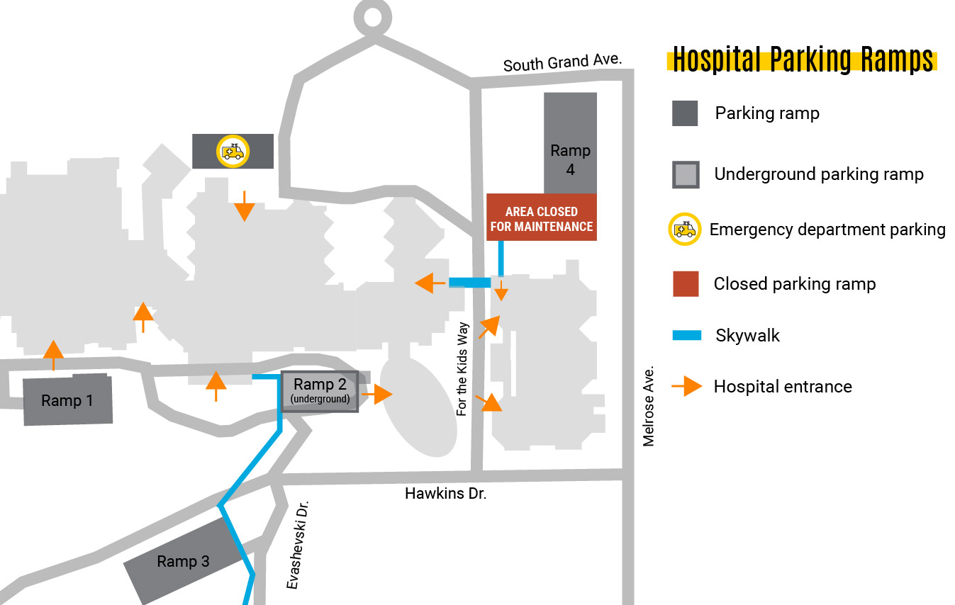 Parking Alert Hospital Parking Ramp Partial Weekend Closures